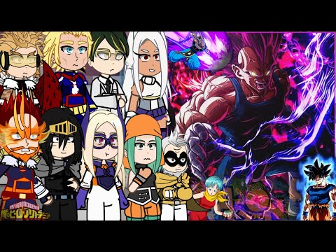 MHA Pro heroes react to Vegeta & Nappa invasion on Earth