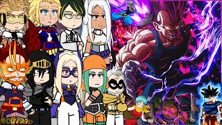 MHA Pro heroes react to Vegeta & Nappa invasion on Earth