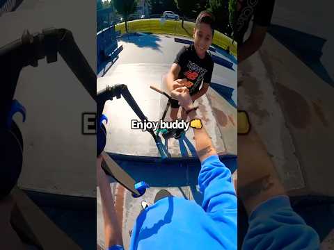 Made his day❤️ #scooter #short #shortvideo #viral #kindness #love