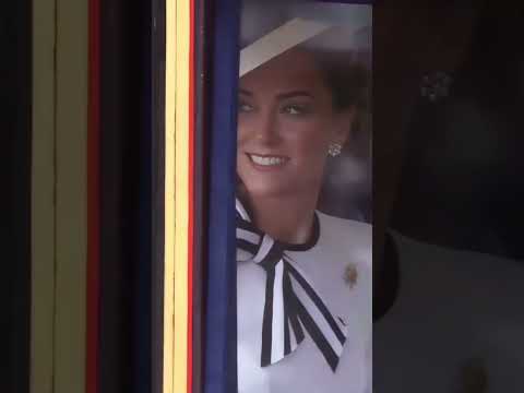 Trooping The Colour: Kate Middleton Steals The Show #shorts