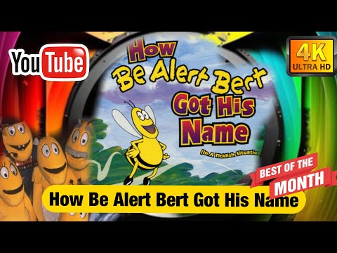 How Be Alert Bert Got His Name. The Video Book Adventures 🔍📹📖