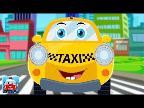 Taxi Song Car Cartoon Video for Children by Ralph and Rocky Cars