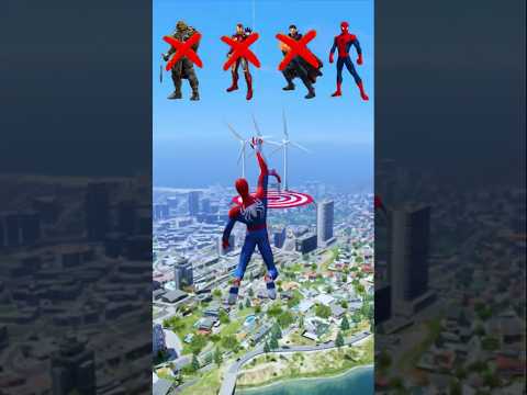 The Incredibles Challenge Ep266#spiderman #ironman #batman #gta5