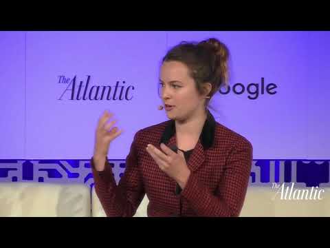 Bridgit Mendler speaks about Humanity + Tech @ Atlantic Live (09.05.2018)