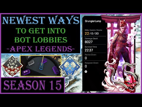 The ONLY NEW WAY To Get Into Bot Lobbies In Apex Legends Season 15