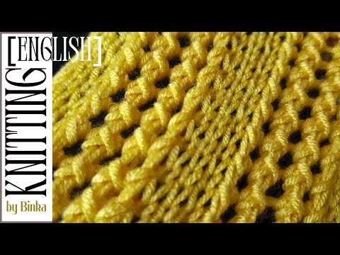 [English] Special and unusual easy knitting pattern. How to knit.