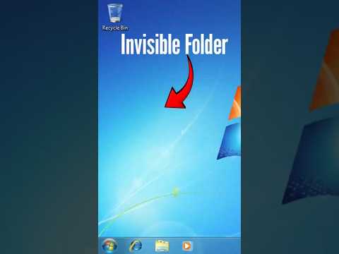 🤫💻 Invisible Folder #TechTrick #HiddenFiles #PrivacyMatters #FunWithFiles