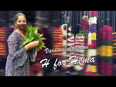 H for Hema Varamahalakshmi habba shopping scenes