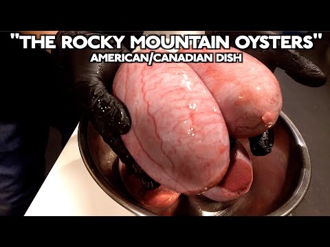 American/Canadian dish "The Rocky mountain oysters"!!!