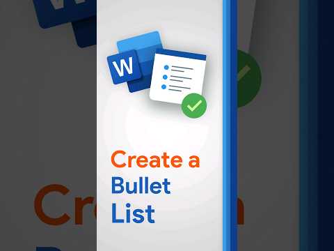 MASTERING on BULLET LIST on Word [Quick Tutorial]