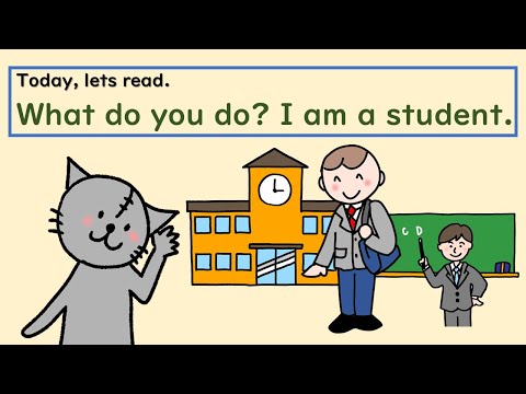 What do you do? I am a student.　「職業はなんですか？」　「学生です。」幼児　小学生と親子で孫と楽しく聞き流し初級英会話！