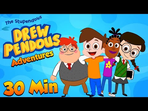 Cool School 🙌 Back To School 30 Minute Special | The Stupendous Drew Pendous | Cartoons for kids