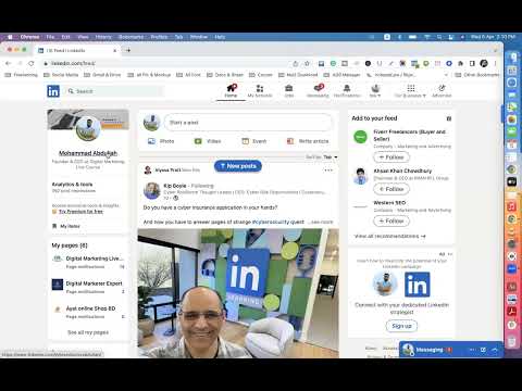 Class-19 || Linkedin Page Create & Customize, Ads Account Create