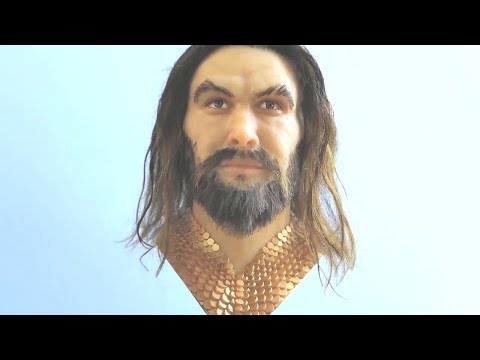 우와!!  아쿠아맨 두상 만들기  Aquaman's Head Sculpture