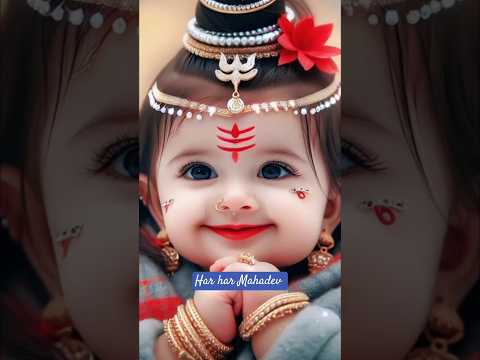 har har cute mahadev#shorts #viral #youtubeshorts #whatsappstatus little cute Mahadev 🔱🕉️🙏