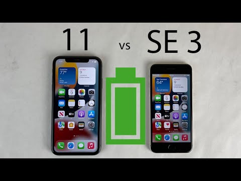 iPhone SE 3 vs iPhone 11 Battery Life DRAIN Test