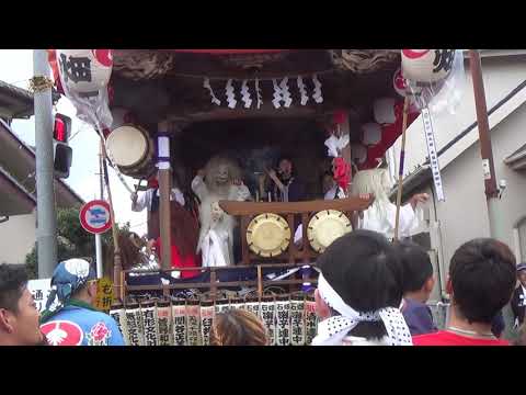 瑞穂町内神社祭礼【石畑】天狐の舞