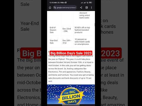 Flipkart Big Billion Days Sale 2023 #flipkart #bbdsale2023 #amazongreatindianfestival2023 #techadda