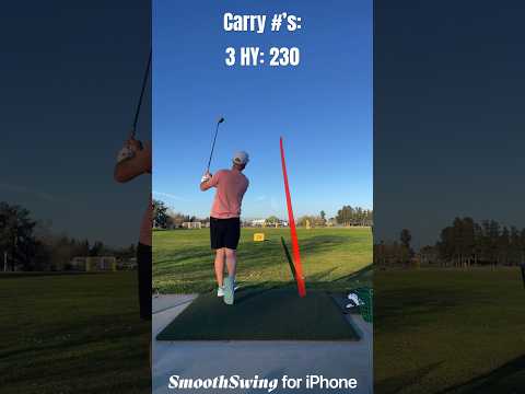 Range session tracking carry distance, know your numbers! #practice #drivingrange #golf #golfswing