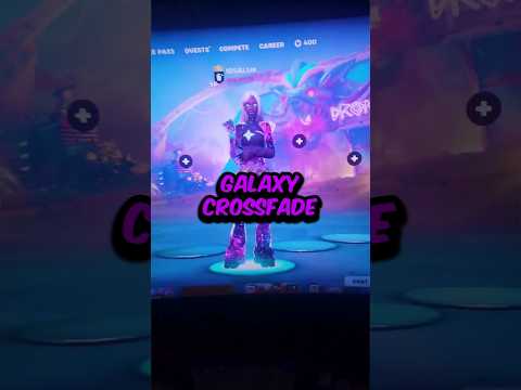 How To Get The GALAXY CROSSFADE In Fortnite For FREE! #fortnite #shorts #vbucks