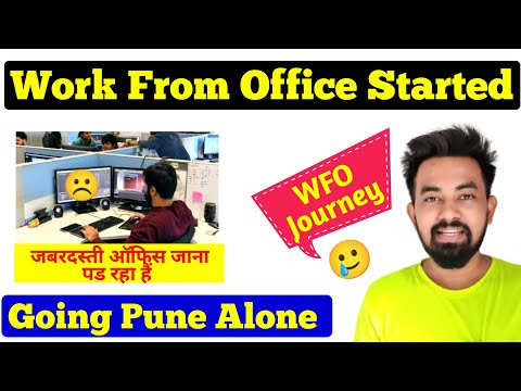 Going To Pune Alone Because WFH Ended 😔 || Work From Office Started || Chandan Patel