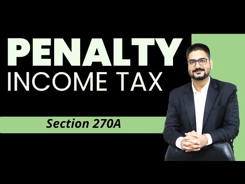 Penalty of Section 270A | Underreporting Misreporting Penalty of Income Tax | CA Kushal Soni