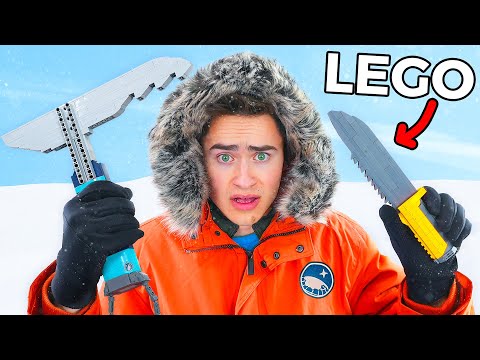 Surviving Using Only LEGO Weapons WINTER EDITION!