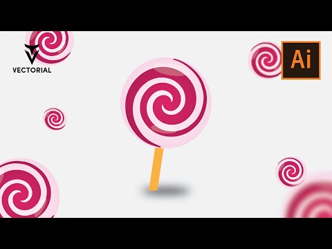 How to draw Candy in Adobe Illustrator - EASY tutorial