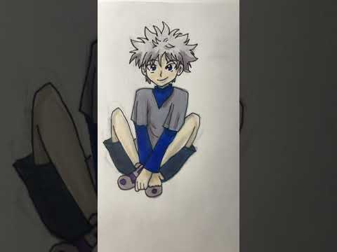 Killua Drawing for @waterclover8264 Go Subscribe!