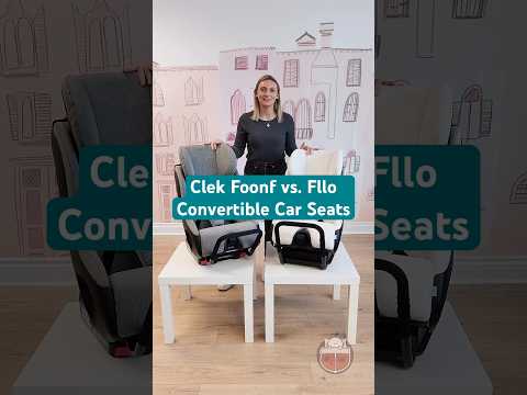 Clek Foonf vs. Fllo Convertible Car Seats #babygear #carseats #carseatsafety