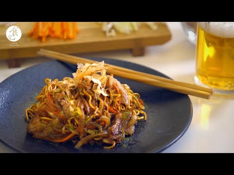 日式炒麵｜Japanese fried noodle｜焼きそば｜C2食光｜4K [Eng Sub]