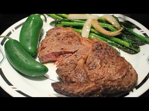 Butter Fried Rib Eye Steak ~ Yummy!