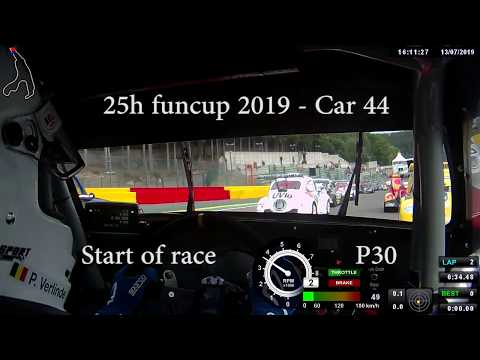 VW Funcup 25h Spa-Francorchamps 2019 - Car 44 - Jac Motors - Start of the race