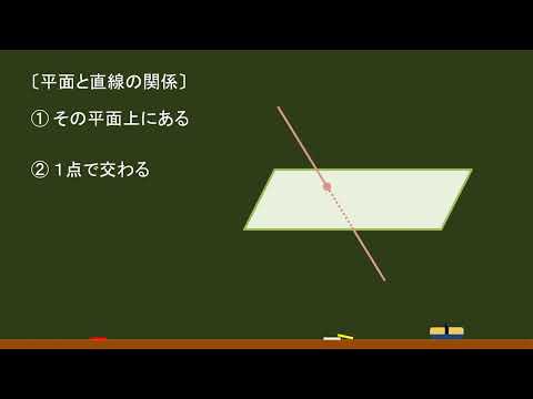 〔空間図形〕平面と直線 －オンライン無料塾「ターンナップ」－