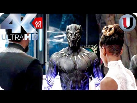 Black Panther -  "New Suit"  T'Challa and Shuri - MOVIE CLIP (4K HD)