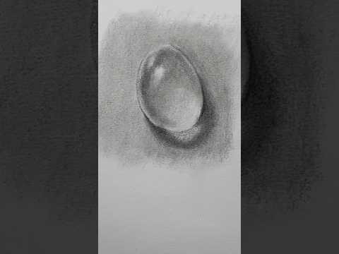 Draw a realistic water drop 💧