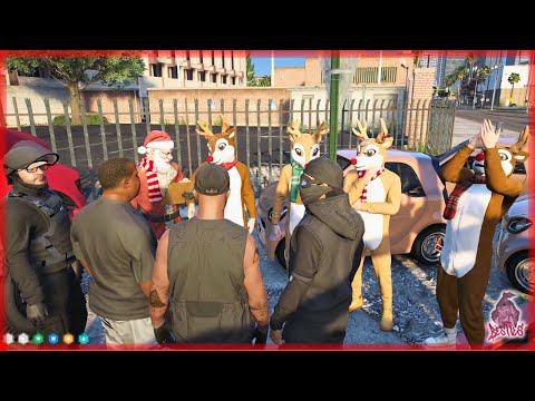 Santa Gives Besties Christmas Present | NoPixel 4.0 GTARP