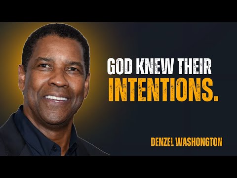 God Knew Their Intentions| DENZEL WASHINGTON #motivation #god #speech #motivational #resilience