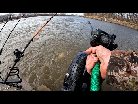 Monster Fish from 50 FOOT HOLE!! (3 Days Alone on the River)