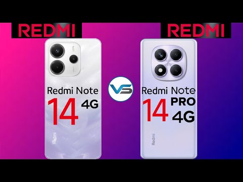 Redmi Note 14 4G VS Redmi Note 14 Pro 4G | Redmi Note 14 Pro 4G VS Redmi Note 14 4G