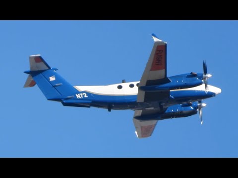 RARE Federal Aviation Administration (FAA) Beechcraft B300 King Air N72 on approach for KSJC (FLC72)