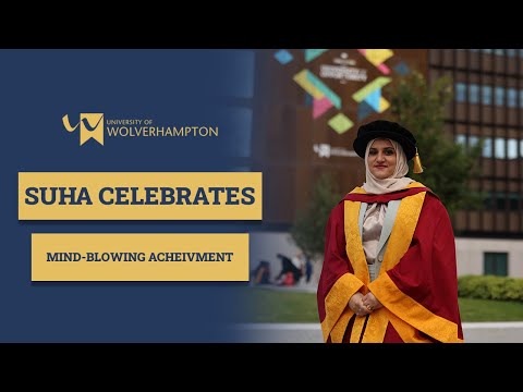 Suha celebrates a mind-blowing achievement | #WLVGrad