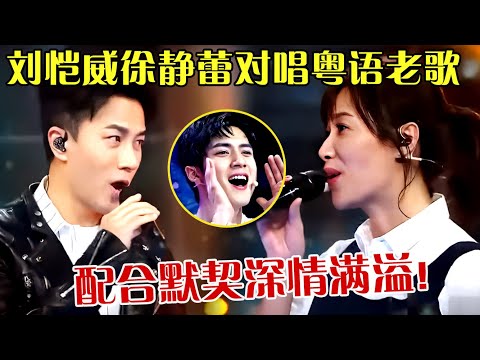 这首粤语歌把人听醉了！刘恺威徐静蕾粤语演唱《相思风雨中》，配合默契深情满溢！ 【跨界之声】