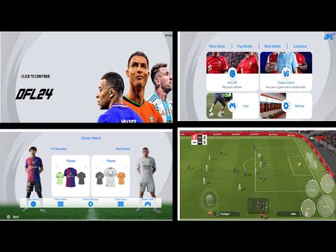 Rilis ! DFL Football Mobile 2025 Update Transfer, Now Kits, Real Face & Graphics ps5 HD