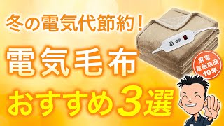 電気代が安い！【電気毛布】選び方とおすすめ3選