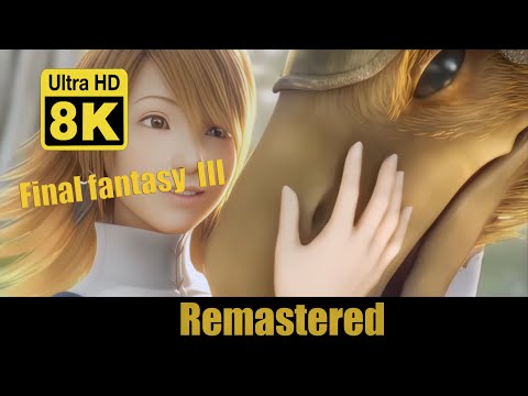 Final Fantasy 3 Opening 8K (Remastered with Neural Network AI)