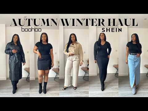 AUTUMN/WINTER HAUL | BOOHOO & SHEIN COLLECTIVE TRY-ON HAUL | Too good for the price?!