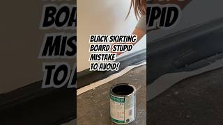 Black skirting board mistake #homerenovationideas #homereno #home #homedecor