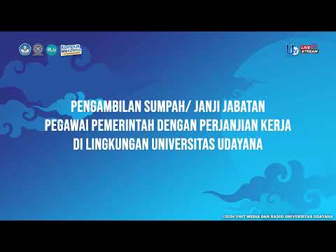 Upacara Pengambilan Sumpah ASN PPPK di Lingkungan Universitas Udayana