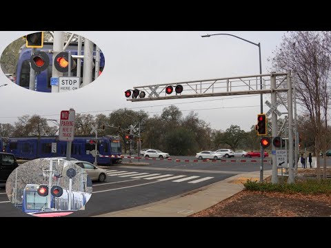 Iron Point Rd. Railroad Crossing W/ Intersection Priority|RT Terminate At Iron Point Again Folsom CA